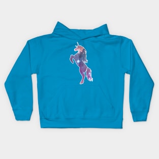 Cosmic Galaxy Star Space Unicorn Tee Kids Hoodie